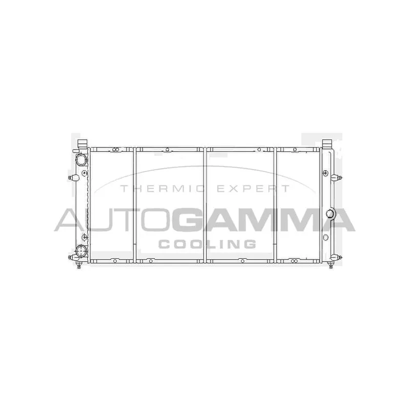 Radiateur, refroidissement du moteur AUTOGAMMA 103068