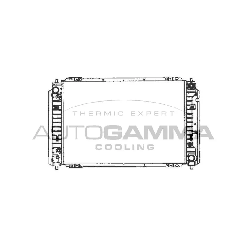 Radiateur, refroidissement du moteur AUTOGAMMA 103075