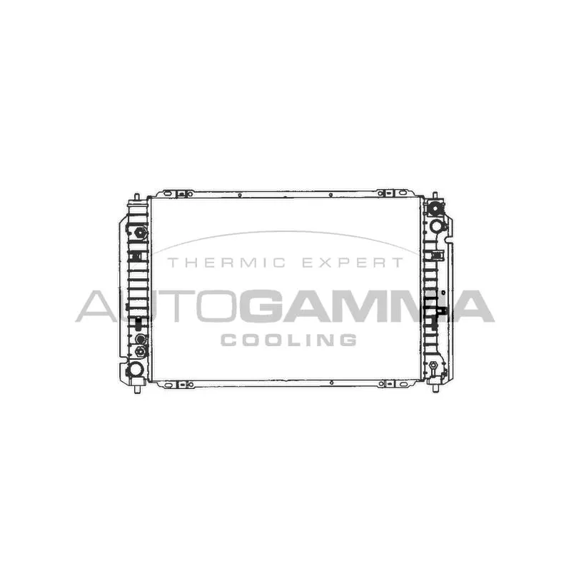 Radiateur, refroidissement du moteur AUTOGAMMA 103076