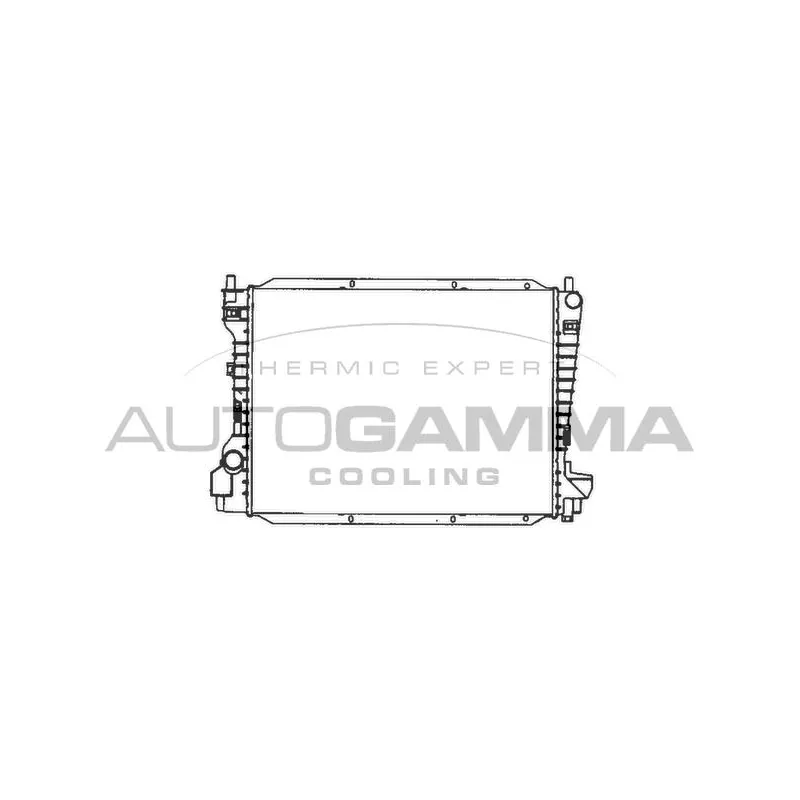 Radiateur, refroidissement du moteur AUTOGAMMA 103077