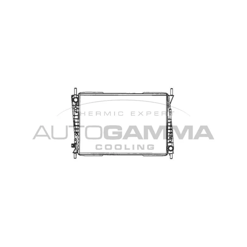 Radiateur, refroidissement du moteur AUTOGAMMA 103078