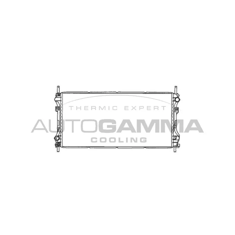 Radiateur, refroidissement du moteur AUTOGAMMA 103097
