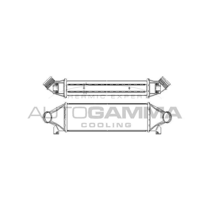 Intercooler, échangeur AUTOGAMMA 103098