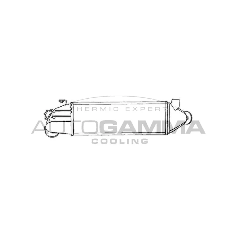 Intercooler, échangeur AUTOGAMMA 103099