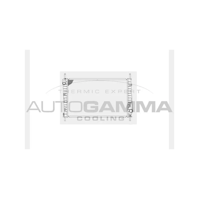 Radiateur, refroidissement du moteur AUTOGAMMA 103100