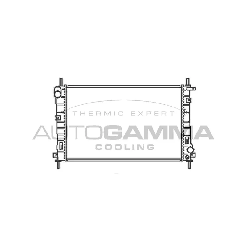 Radiateur, refroidissement du moteur AUTOGAMMA 103101