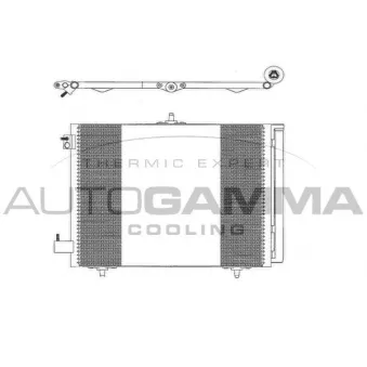 Condenseur, climatisation AUTOGAMMA 103127