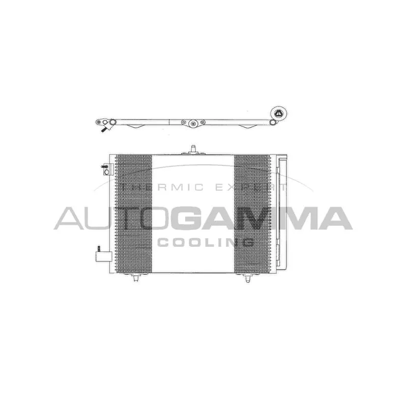 Condenseur, climatisation AUTOGAMMA 103127