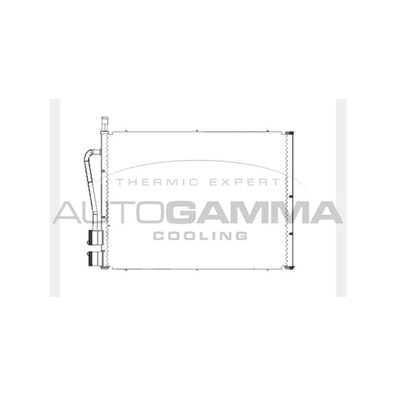 Condenseur, climatisation AUTOGAMMA 103132