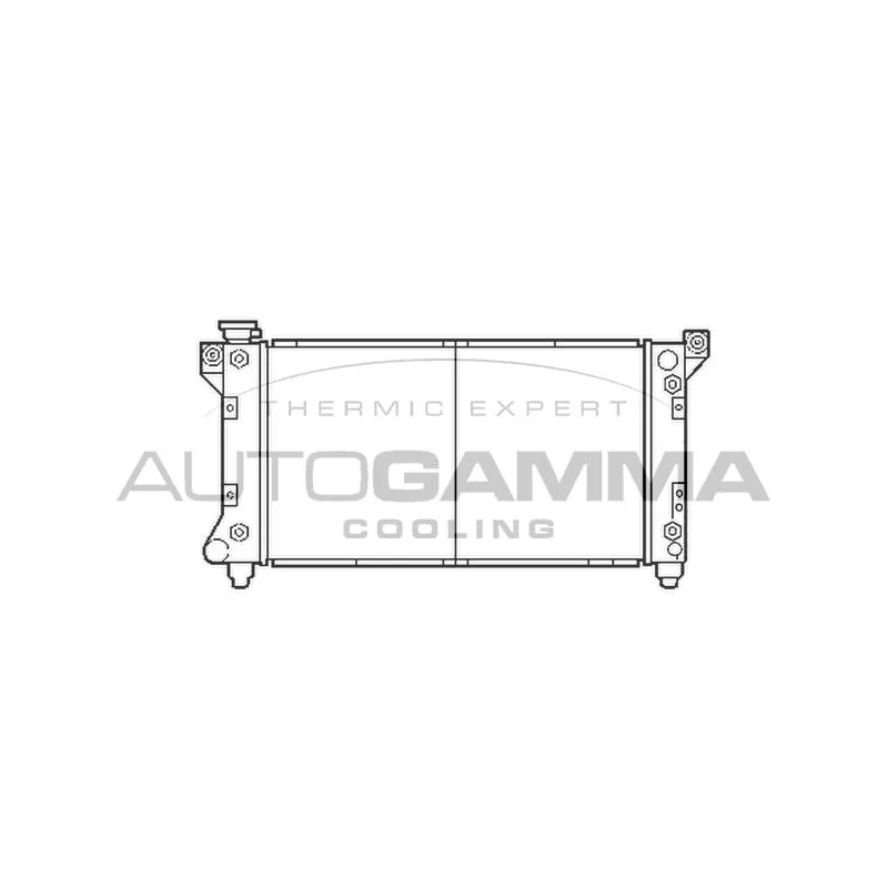 Radiateur, refroidissement du moteur AUTOGAMMA 103135