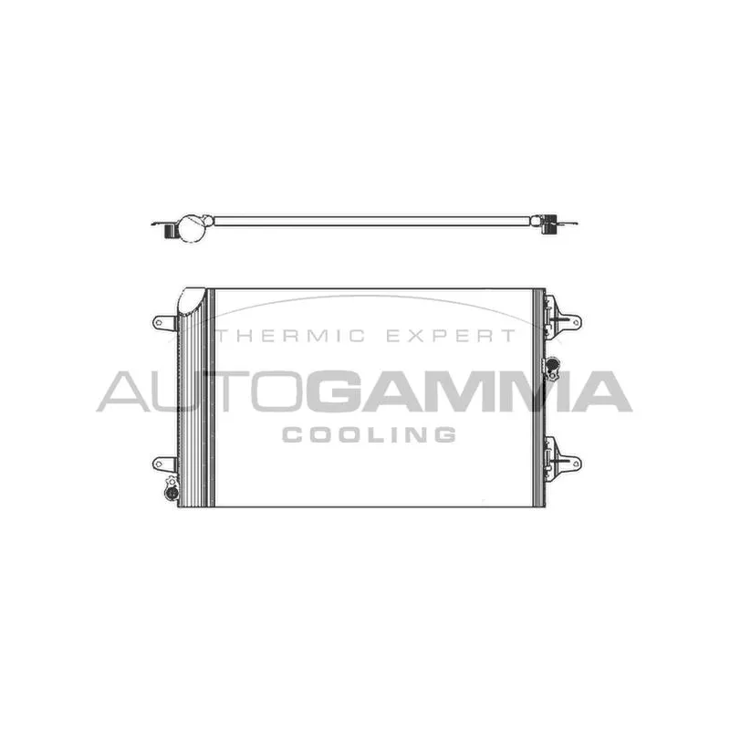 Condenseur, climatisation AUTOGAMMA 103151