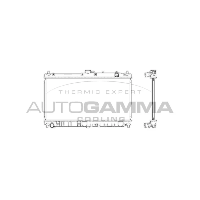 Radiateur, refroidissement du moteur AUTOGAMMA 103152