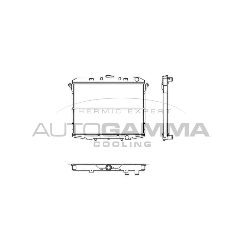 Radiateur, refroidissement du moteur AUTOGAMMA 103154