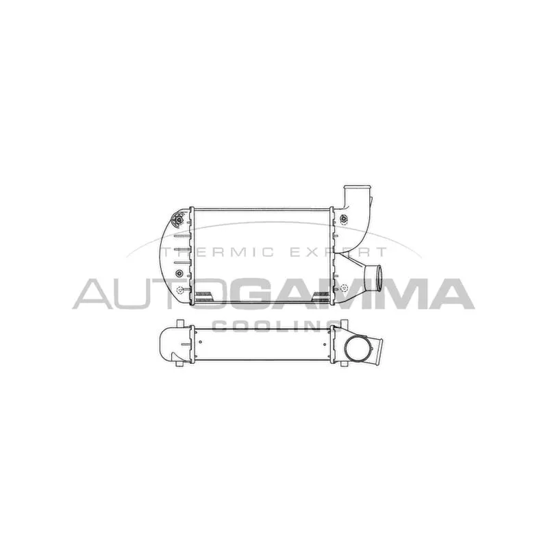 Intercooler, échangeur AUTOGAMMA 103156