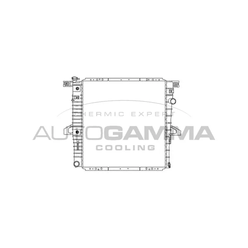 Radiateur, refroidissement du moteur AUTOGAMMA 103159