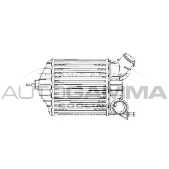 Intercooler, échangeur AUTOGAMMA 103166