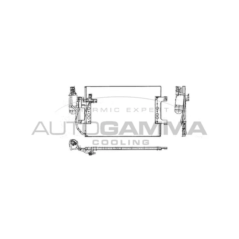 Condenseur, climatisation AUTOGAMMA 103175