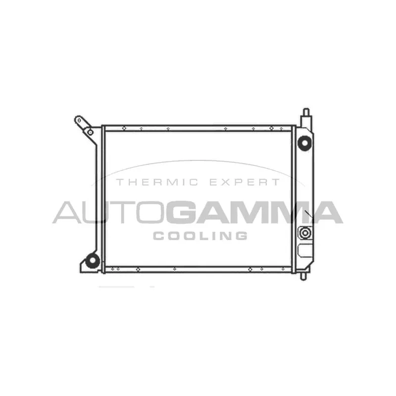 Radiateur, refroidissement du moteur AUTOGAMMA 103181