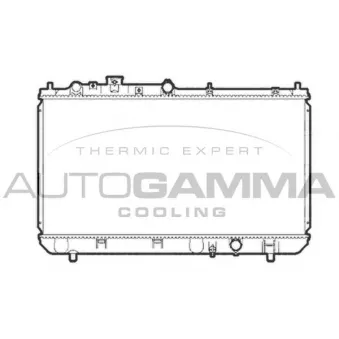Radiateur, refroidissement du moteur AUTOGAMMA 103187