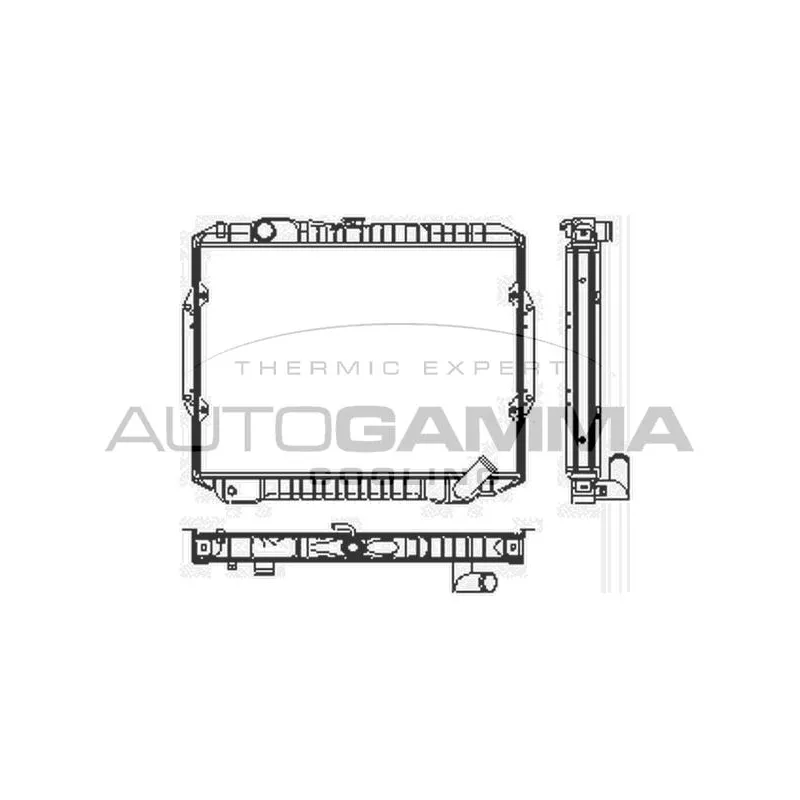 Radiateur, refroidissement du moteur AUTOGAMMA 103190
