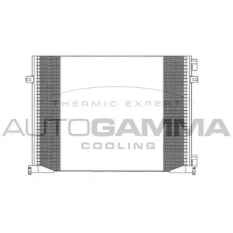 Condenseur, climatisation AUTOGAMMA 103197