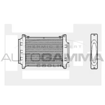 Intercooler, échangeur AUTOGAMMA 103203