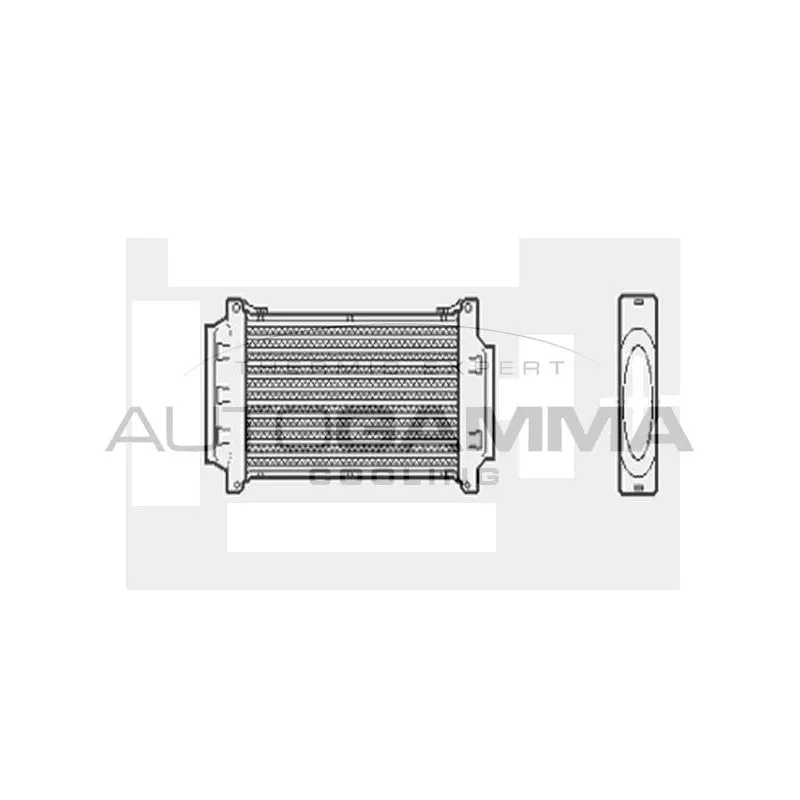 Intercooler, échangeur AUTOGAMMA 103203