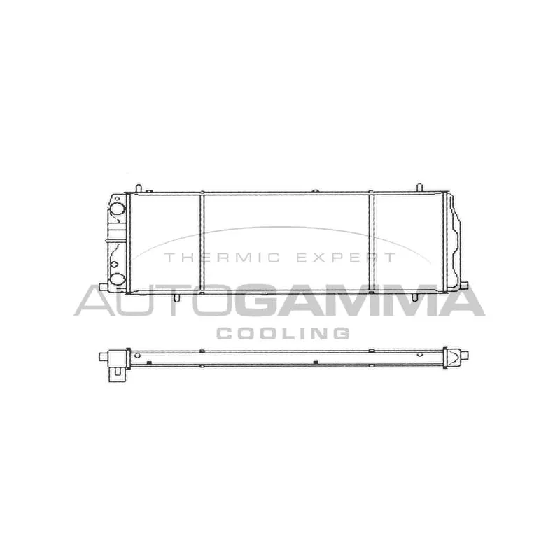 Radiateur, refroidissement du moteur AUTOGAMMA 103214