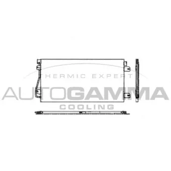 Condenseur, climatisation AUTOGAMMA 103217