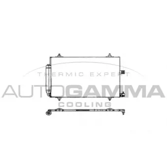 Condenseur, climatisation AUTOGAMMA 103225