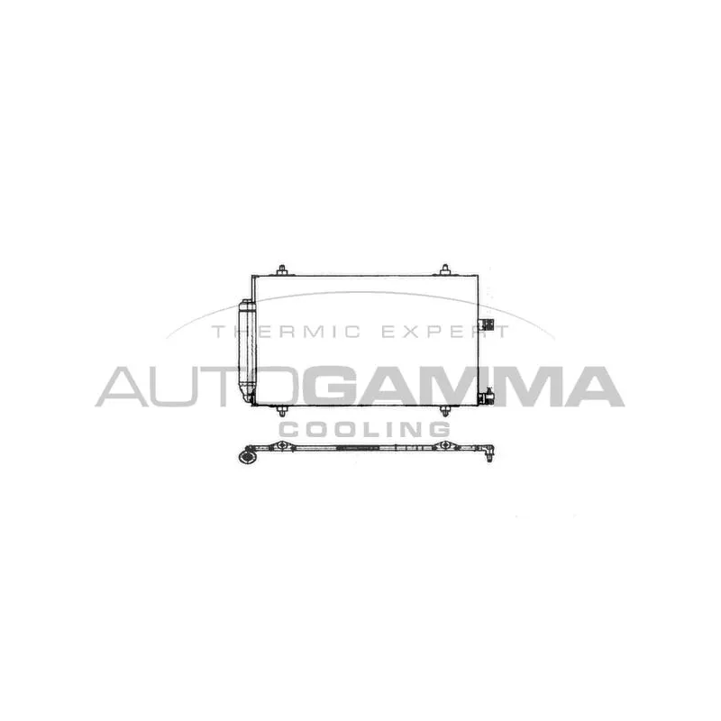 Condenseur, climatisation AUTOGAMMA 103225