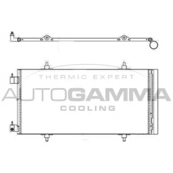 Condenseur, climatisation AUTOGAMMA 103226