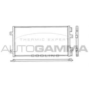 Condenseur, climatisation AUTOGAMMA 103234