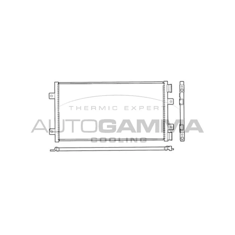 Condenseur, climatisation AUTOGAMMA 103234