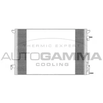 Condenseur, climatisation AUTOGAMMA 103241