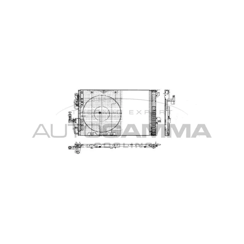 Condenseur, climatisation AUTOGAMMA 103243