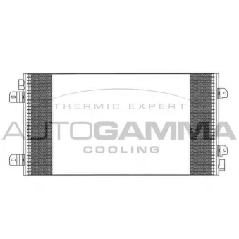 Condenseur, climatisation AUTOGAMMA 103245