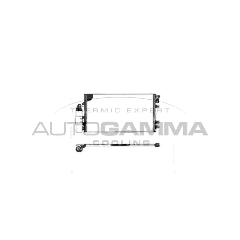 Condenseur, climatisation AUTOGAMMA 103252