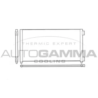 Condenseur, climatisation AUTOGAMMA 103254