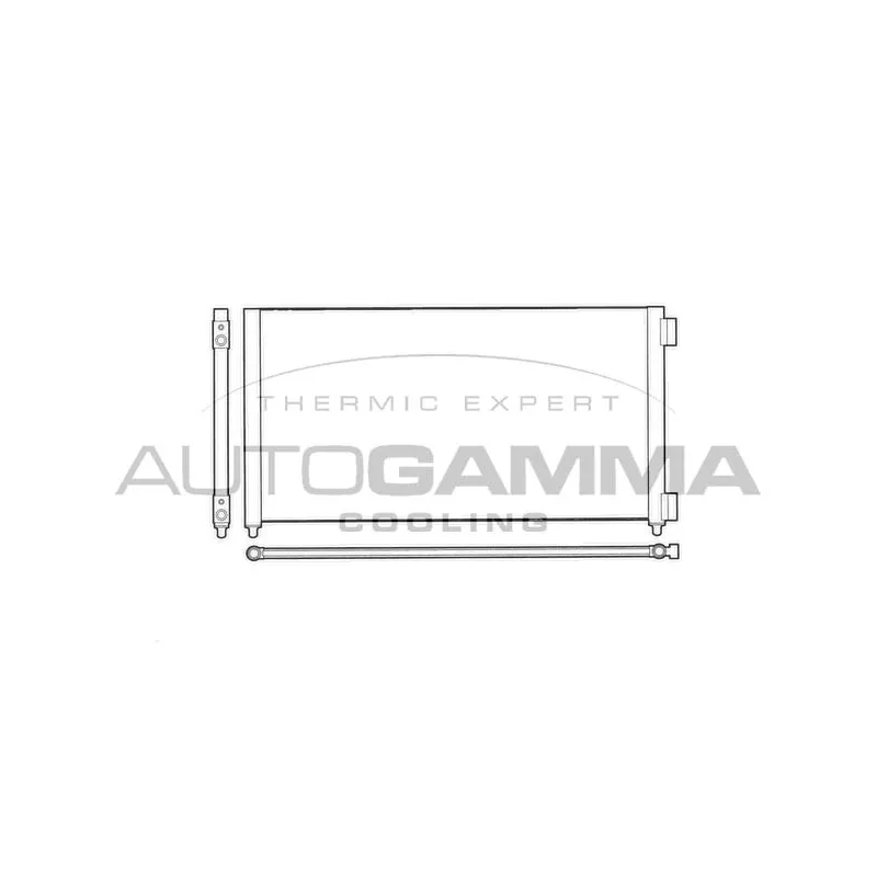 Condenseur, climatisation AUTOGAMMA 103254