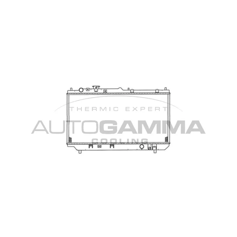 Radiateur, refroidissement du moteur AUTOGAMMA 103264