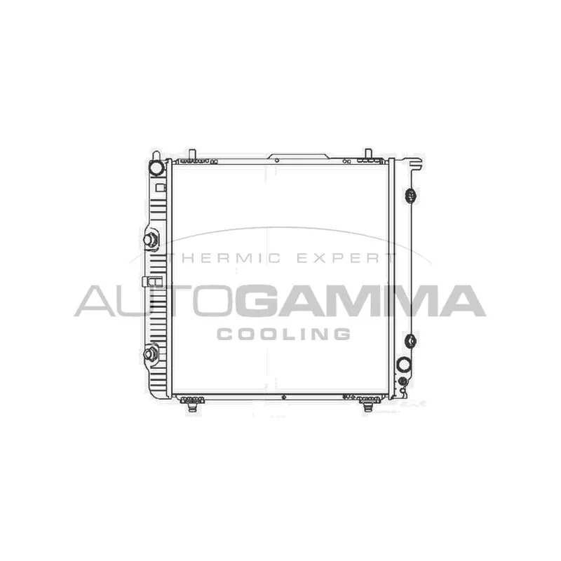Radiateur, refroidissement du moteur AUTOGAMMA 103266
