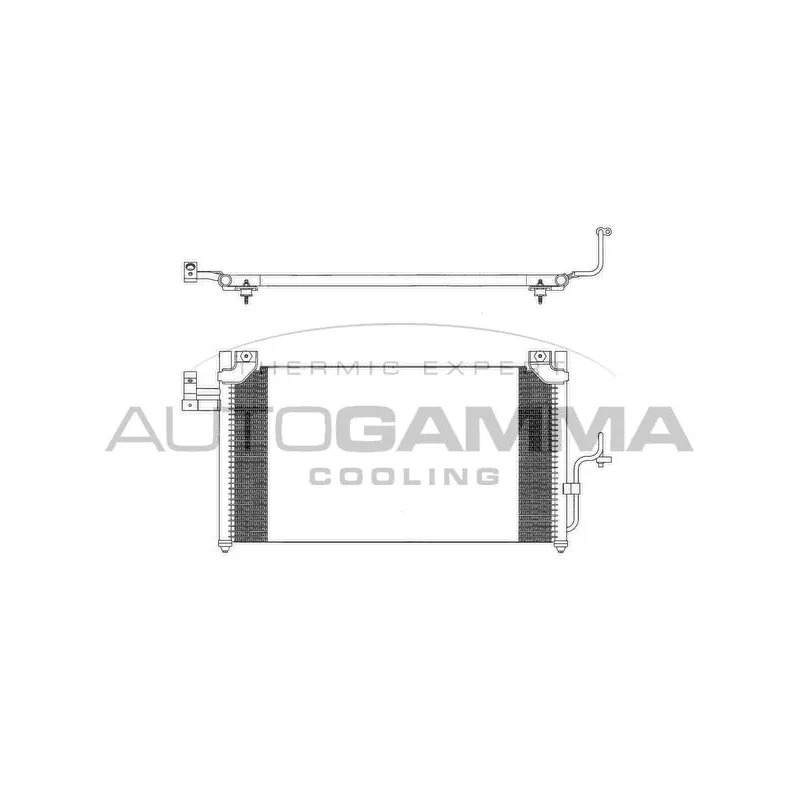 Condenseur, climatisation AUTOGAMMA 103271