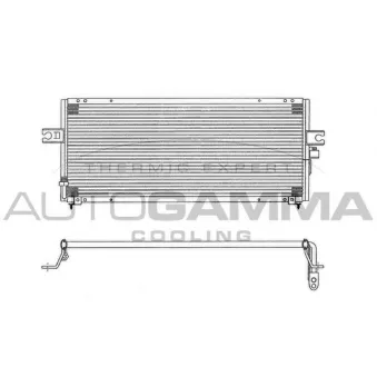 Condenseur, climatisation AUTOGAMMA 103272