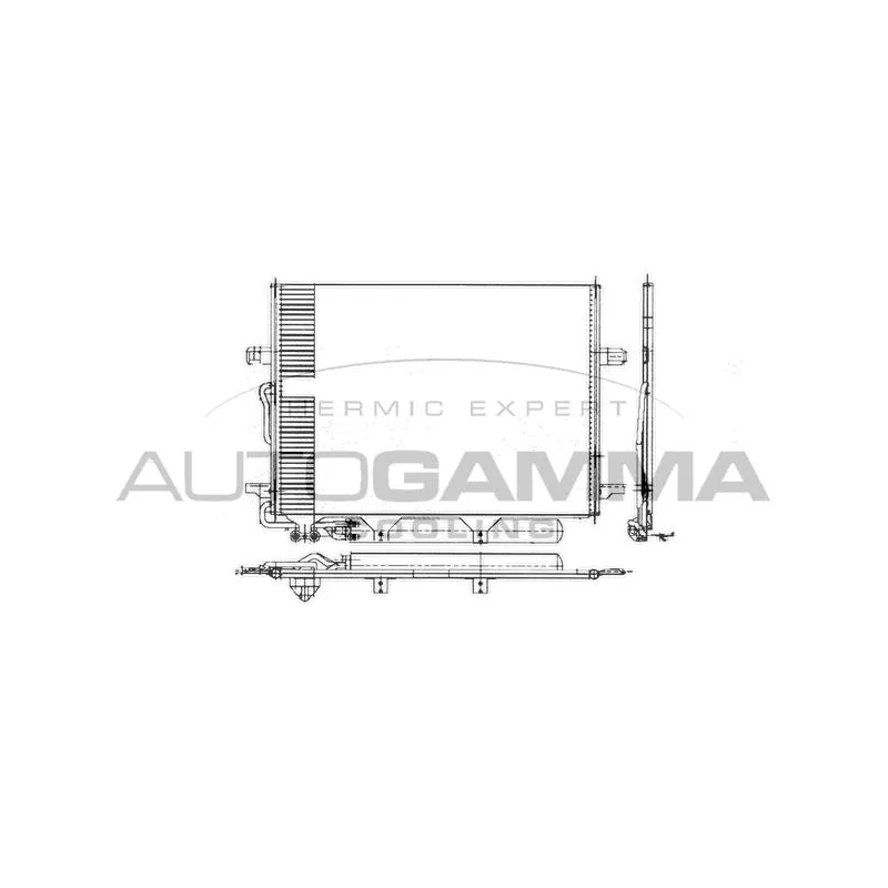 Condenseur, climatisation AUTOGAMMA 103275
