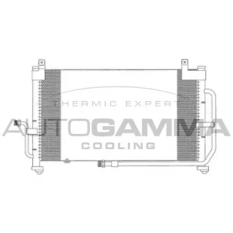 Condenseur, climatisation AUTOGAMMA 103278
