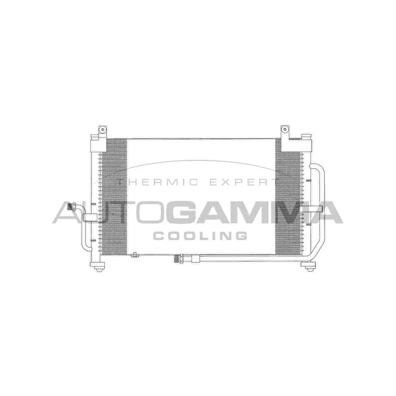 Condenseur, climatisation AUTOGAMMA 103278