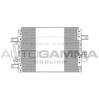 Condenseur, climatisation AUTOGAMMA 103279