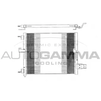 Condenseur, climatisation AUTOGAMMA 103284