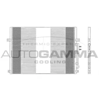 Condenseur, climatisation AUTOGAMMA 103285